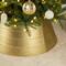 Glitzhome® 2ft. Gold Glitter Metal Tree Collar